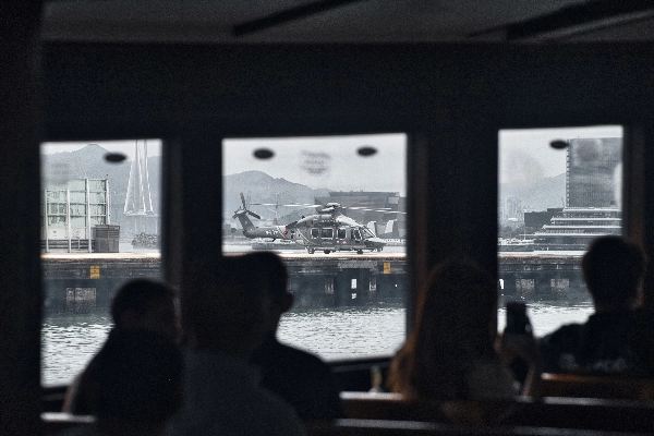 Rainy airport